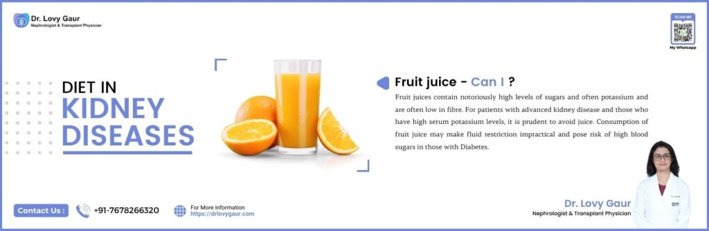 Fruit Juice for Healthy Kidneys